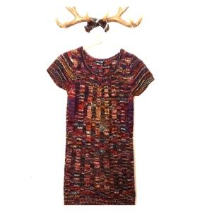 Multicolor Sweater-dress